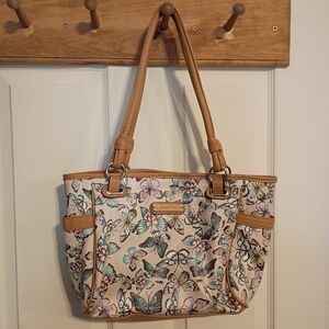 Rosetti Floral Tan Women's Bag